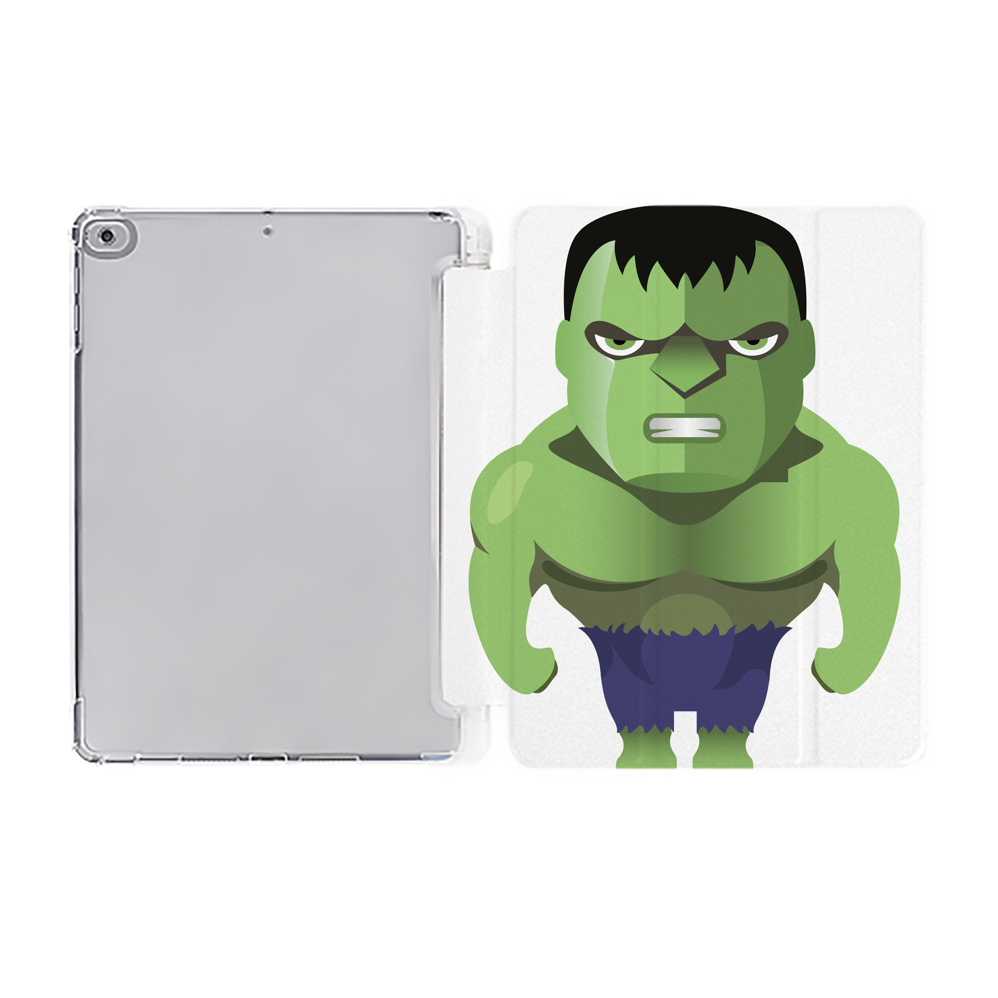 （画像用） アベンジャーズ The Avengers IPad ケース ペン収納付き 三つ折りスタンド PUレザー×シリコン 対応機種9.5/10.5/10.9インチ